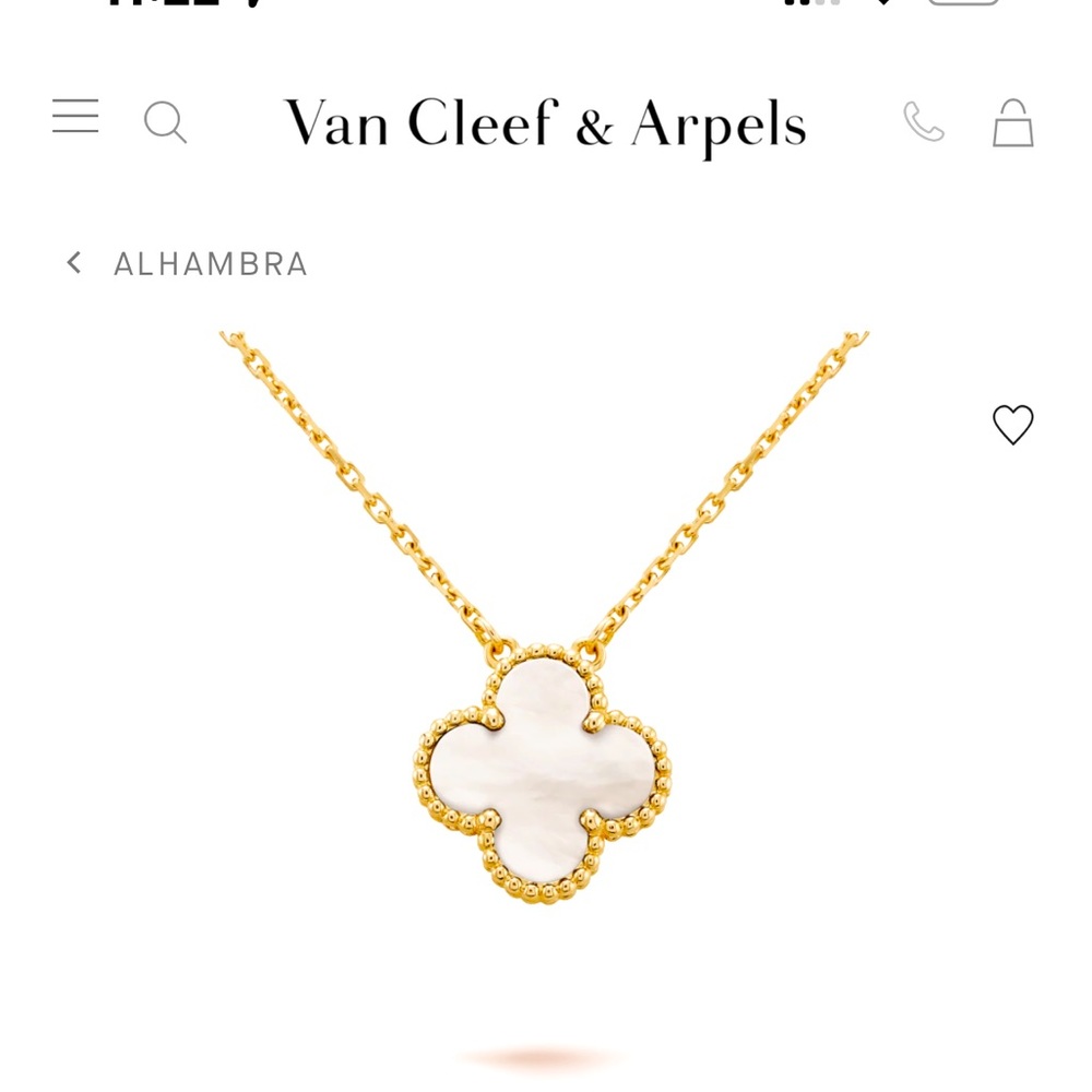 Van Cleef & Arpel , vintage Alhambra pendant.